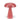 Touch dimmable mushroom table lamp - Peach