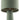 Forest and Olive Green Jacquard Linen Lamp with Fabric Shade and Base